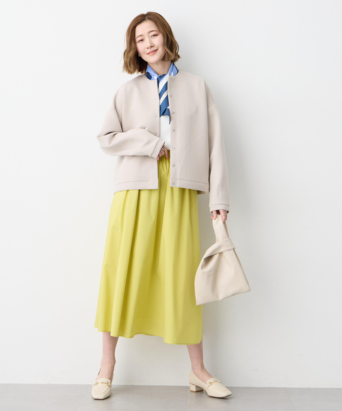 Petit Honfleur（プチオンフルール）の「スナップボタンカーディガン（カーディガン/ボレロ・レディース・グレー/ベージュ・M/L）」の17枚目の写真