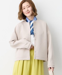 Petit Honfleur（プチオンフルール）の「リングドットダンボールカーディガン【セットアップ対応】（カーディガン/ボレロ）」