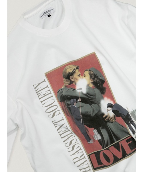 elephant TRIBAL fabrics（エレファントトライバルファブリックス）の「elephant TRIBAL fabrics LOVE T-SH（Tシャツ/カットソー・メンズ・ブラック/ホワイト・FREE）」の3枚目の写真