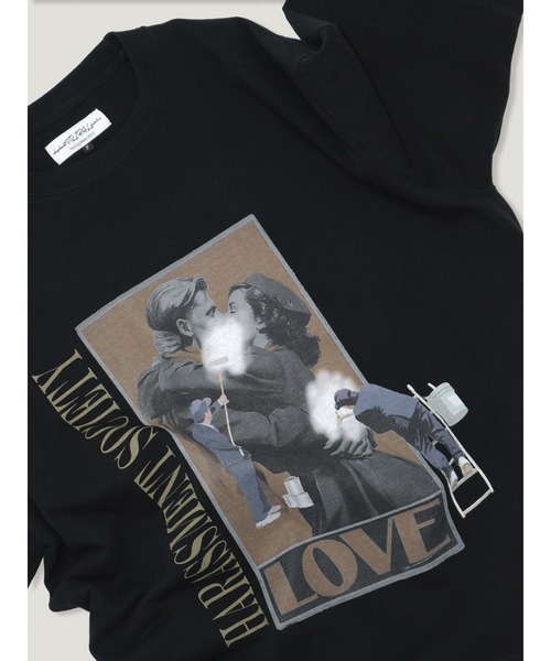 elephant TRIBAL fabrics（エレファントトライバルファブリックス）の「elephant TRIBAL fabrics LOVE T-SH（Tシャツ/カットソー・メンズ・ブラック/ホワイト・FREE）」の4枚目の写真