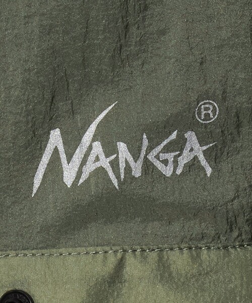 NANGA（ナンガ）の「【別注】＜NANGA＞シェル パーカー ジャケット（ナイロンジャケット・メンズ・ホワイト/ブラック/オリーブ・M/L）」の12枚目の写真