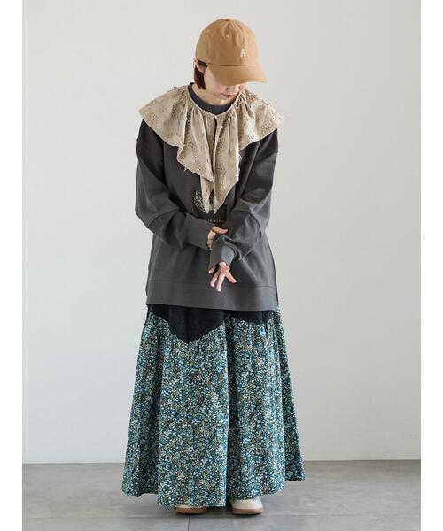 Samansa Mos2(サマンサ モスモス)の「【消臭効果】イニシャル刺繍キャップ(ハット・レディース・グレー/ベージュ/ネイビー・F)」の15枚目の写真