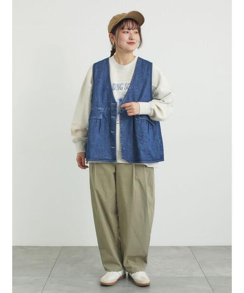 Samansa Mos2(サマンサ モスモス)の「【消臭効果】イニシャル刺繍キャップ(ハット・レディース・グレー/ベージュ/ネイビー・F)」の19枚目の写真