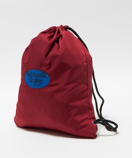 PARROTT CANVAS(パロットキャンバス)の「【別注】<PARROTT CANVAS>ナップサック(バックパック/リュック・レディース・ワイン・FREE)」の9枚目の写真