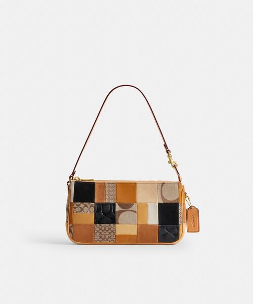 COACH(コーチ)の「プラザ バッグ 25・パッチワーク(ショルダーバッグ・レディース・ブラウン系その他・ONE)」の1枚目の写真