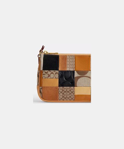 COACH(コーチ)の「プラザ バッグ 25・パッチワーク(ショルダーバッグ・レディース・ブラウン系その他・ONE)」の9枚目の写真