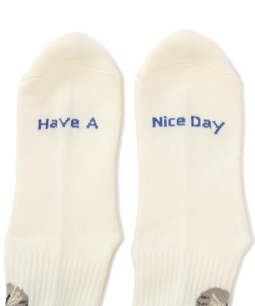 ROSTER SOX（ロスターソックス）の「ROSTER SOX/ロスターソックス  CAT SOCKS メンズ レディース（ソックス/靴下・メンズ・モスグリーン/ブルー/オレンジ・2/1）」の8枚目の写真