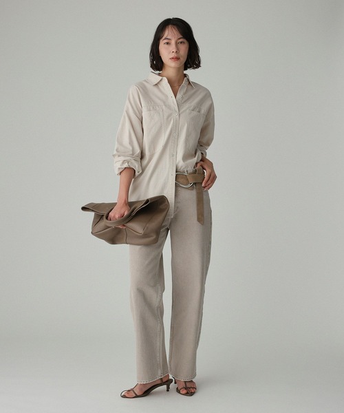 BABYLONE（バビロン）の「【ATELIER AMBOISE】スウェードベルト（ベルト・レディース・ベージュ/キャメル・FREE）」の4枚目の写真