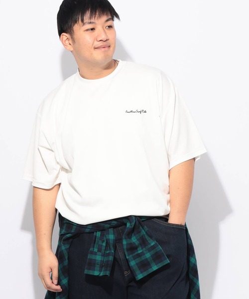B&T CLUB(ビーティークラブ)の「Tシャツ 半袖 メンズ 大きいサイズ ヒヤテック バックプリント クルーネック B&T CLUB (ビーアンドティークラブ)(Tシャツ/カットソー・メンズ・ホワイト/ブルー・X1(3L~4L)/X2(4L~5L)/X3(6L~7L)/X4(8L~9L))」の7枚目の写真