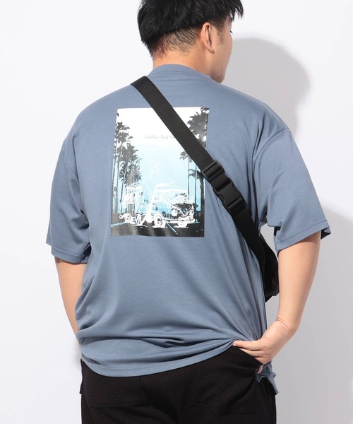 B&T CLUB(ビーティークラブ)の「Tシャツ 半袖 メンズ 大きいサイズ ヒヤテック バックプリント クルーネック B&T CLUB (ビーアンドティークラブ)(Tシャツ/カットソー・メンズ・ホワイト/ブルー・X1(3L~4L)/X2(4L~5L)/X3(6L~7L)/X4(8L~9L))」の9枚目の写真