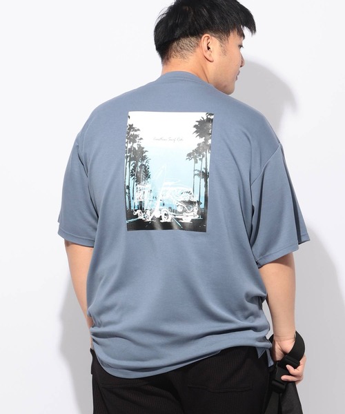 B&T CLUB(ビーティークラブ)の「Tシャツ 半袖 メンズ 大きいサイズ ヒヤテック バックプリント クルーネック B&T CLUB (ビーアンドティークラブ)(Tシャツ/カットソー・メンズ・ホワイト/ブルー・X1(3L~4L)/X2(4L~5L)/X3(6L~7L)/X4(8L~9L))」の15枚目の写真