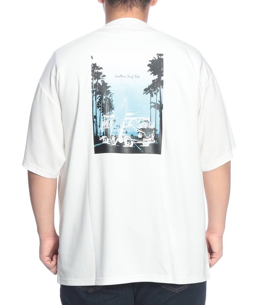 B&T CLUB(ビーティークラブ)の「Tシャツ 半袖 メンズ 大きいサイズ ヒヤテック バックプリント クルーネック B&T CLUB (ビーアンドティークラブ)(Tシャツ/カットソー・メンズ・ホワイト/ブルー・X1(3L~4L)/X2(4L~5L)/X3(6L~7L)/X4(8L~9L))」の18枚目の写真