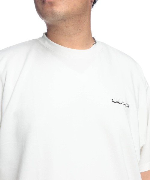 B&T CLUB(ビーティークラブ)の「Tシャツ 半袖 メンズ 大きいサイズ ヒヤテック バックプリント クルーネック B&T CLUB (ビーアンドティークラブ)(Tシャツ/カットソー・メンズ・ホワイト/ブルー・X1(3L~4L)/X2(4L~5L)/X3(6L~7L)/X4(8L~9L))」の19枚目の写真