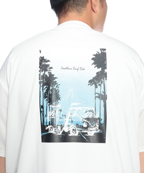 B&T CLUB(ビーティークラブ)の「Tシャツ 半袖 メンズ 大きいサイズ ヒヤテック バックプリント クルーネック B&T CLUB (ビーアンドティークラブ)(Tシャツ/カットソー・メンズ・ホワイト/ブルー・X1(3L~4L)/X2(4L~5L)/X3(6L~7L)/X4(8L~9L))」の22枚目の写真