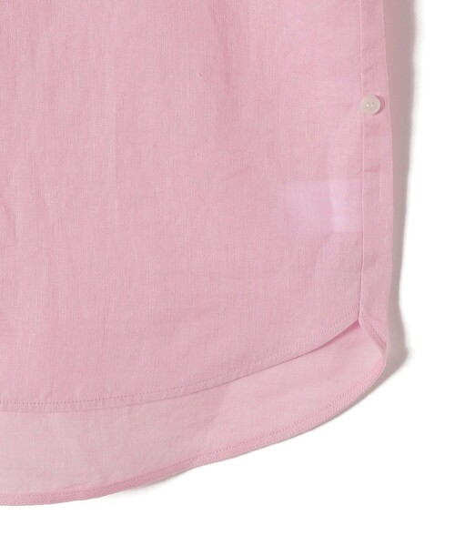 SHIPS Colors(シップス カラーズ)の「SHIPS Colors:〈洗濯機可能〉ユーロリネン (EURO Linen) 2WAY ロングスリーブ シャツ◇(シャツ/ブラウス・レディース・ライトブルー/ピンク/イエロー/ブルー/オフホワイト/ブラック・ONE SIZE)」の16枚目の写真