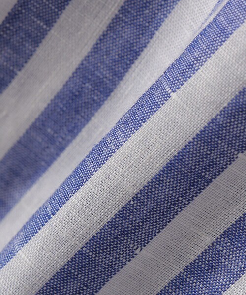 SHIPS Colors(シップス カラーズ)の「SHIPS Colors:〈洗濯機可能〉ユーロリネン (EURO Linen) 2WAY ロングスリーブ シャツ◇(シャツ/ブラウス・レディース・ライトブルー/ピンク/イエロー/ブルー/オフホワイト/ブラック・ONE SIZE)」の22枚目の写真