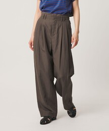 BEAUTY&YOUTH UNITED ARROWS | 麻ブレンド バックゴム タック ワイドパンツ(その他パンツ)