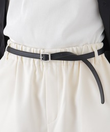 NANO universe | シルバースクエアバックル1.5cm幅ベルト(ベルト)