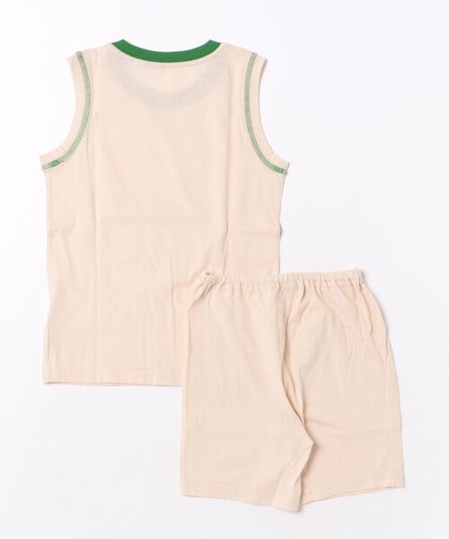 moimoln(モイモルン)の「【シームレス】【セットアップ】配色タンクトップ&ショートパンツ(セットアップ・キッズ・ブルー/ピンク/ベージュ・90cm/80cm/110cm/100cm/130cm/120cm)」の20枚目の写真