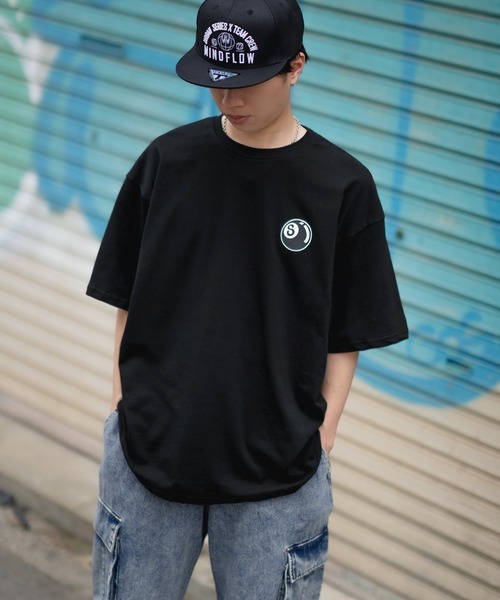 En serio TOKYO(エンソリオトーキョー)の「【SIDEWAYSTANCE】半袖ボールプリントTシャツ SIDE23-078/SIDE23-119(Tシャツ/カットソー・メンズ・パープル/ダークブルー/オートミール/ホワイト/ブラック・SMALL/MEDIUM/LARGE/X-LARGE)」の18枚目の写真
