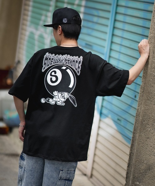 En serio TOKYO(エンソリオトーキョー)の「【SIDEWAYSTANCE】半袖ボールプリントTシャツ SIDE23-078/SIDE23-119(Tシャツ/カットソー・メンズ・パープル/ダークブルー/オートミール/ホワイト/ブラック・SMALL/MEDIUM/LARGE/X-LARGE)」の17枚目の写真
