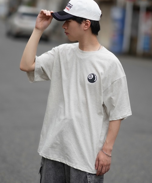 En serio TOKYO(エンソリオトーキョー)の「【SIDEWAYSTANCE】半袖ボールプリントTシャツ SIDE23-078/SIDE23-119(Tシャツ/カットソー・メンズ・パープル/ダークブルー/オートミール/ホワイト/ブラック・SMALL/MEDIUM/LARGE/X-LARGE)」の16枚目の写真