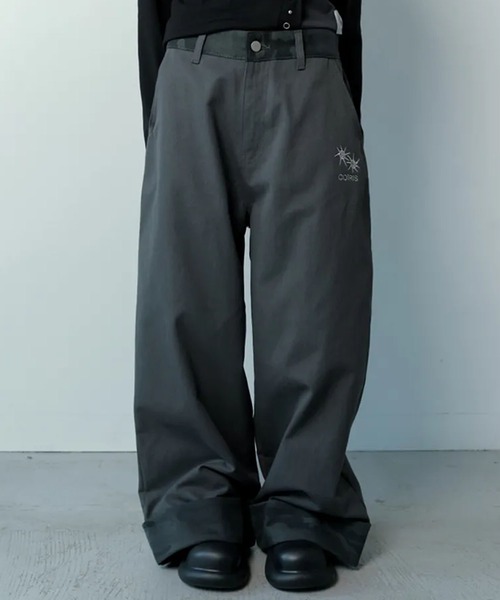 Ada.(エイダ)の「◇COIRIS◇ブランド直輸入正規品/ライセン カモフラージュ柄 ロールアップ コットンパンツ RICENE CAMO ROLL UP COTTON PANTS(その他パンツ・レディース・チャコール・FREE)」の2枚目の写真