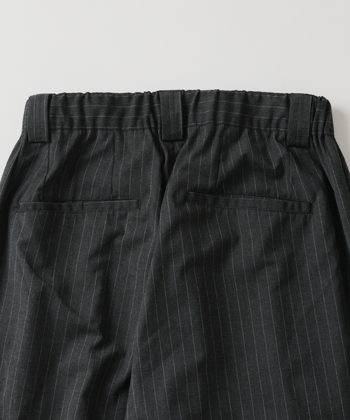 JOURNAL STANDARD（ジャーナルスタンダード）の「TRモダン ワイド スラックス（スラックス・メンズ・スミクロ/ネイビー/ブラック系その他・SMALL/LARGE/MEDIUM）」の15枚目の写真