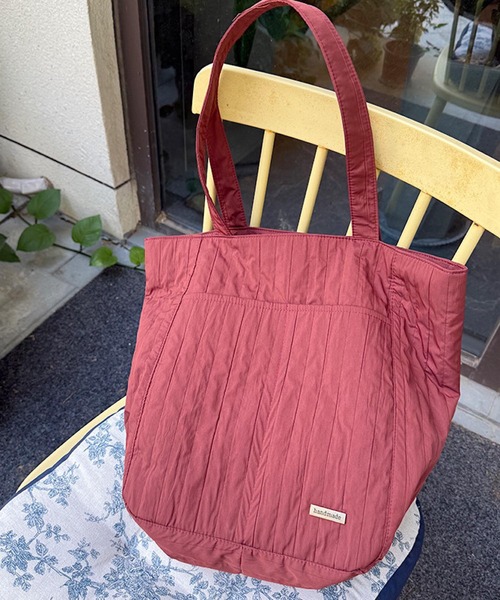 Mignonjour(ミニョンジュール)の「Mignonjour/シンプルエアリートートバッグ M2910(トートバッグ・レディース・その他1/レッド/ブルー/アイボリー/ブラック・FREE)」の6枚目の写真