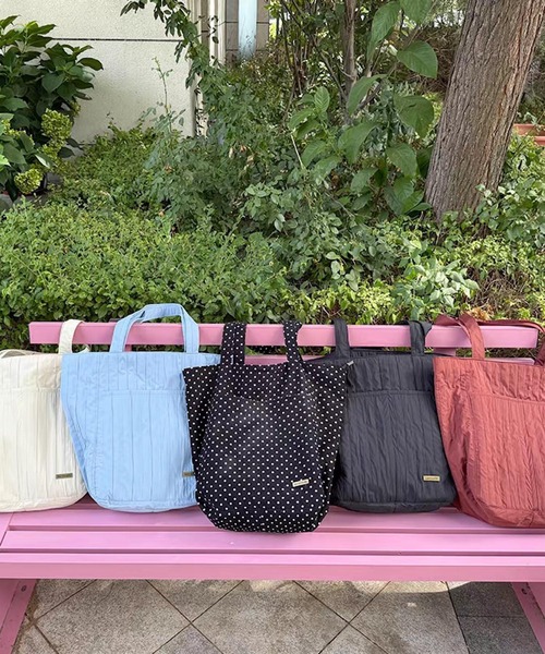 Mignonjour(ミニョンジュール)の「Mignonjour/シンプルエアリートートバッグ M2910(トートバッグ・レディース・その他1/レッド/ブルー/アイボリー/ブラック・FREE)」の11枚目の写真