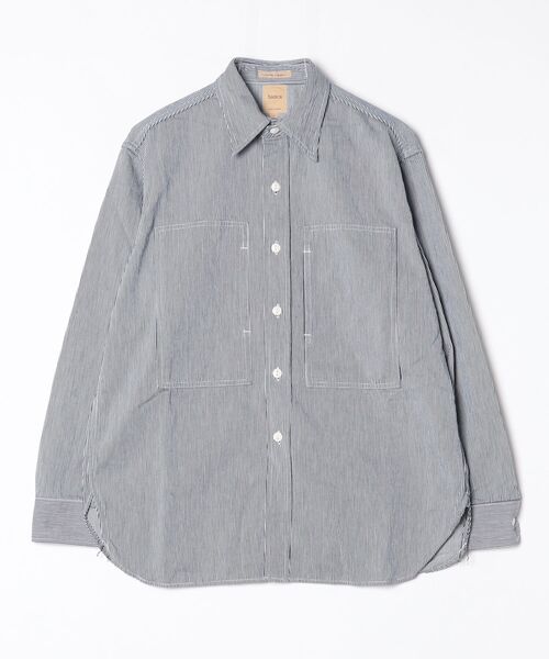 Sanca(サンカ)の「【Sanca】サンカ/ DENIM ARMY SHIRTS(シャツ/ブラウス・メンズ・インディゴブルー/その他・1/2/3)」の2枚目の写真