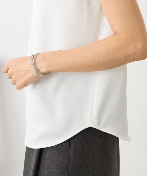 LIVETART（リヴェタート）の「サテンタンク《LIVETART》（シャツ/ブラウス・レディース・ホワイト・FREE）」の11枚目の写真