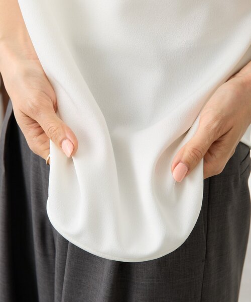 LIVETART（リヴェタート）の「サテンタンク《LIVETART》（シャツ/ブラウス・レディース・ホワイト・FREE）」の12枚目の写真