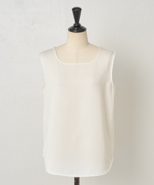 LIVETART（リヴェタート）の「サテンタンク《LIVETART》（シャツ/ブラウス・レディース・ホワイト・FREE）」の13枚目の写真