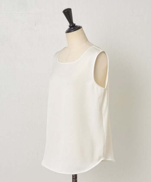 LIVETART（リヴェタート）の「サテンタンク《LIVETART》（シャツ/ブラウス・レディース・ホワイト・FREE）」の14枚目の写真
