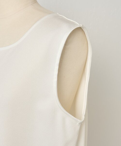 LIVETART（リヴェタート）の「サテンタンク《LIVETART》（シャツ/ブラウス・レディース・ホワイト・FREE）」の19枚目の写真