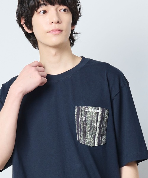 L.L.Bean(エルエルビーン)の「ボクシー・ティ、ポケット・グラフィック 米国フィット・レギュラー(Tシャツ/カットソー・メンズ・ブラック/ネイビー/ベージュ系/ホワイト・X-LARGE/LARGE/MEDIUM/SMALL)」の15枚目の写真
