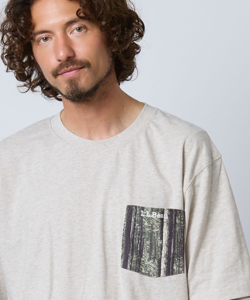 L.L.Bean(エルエルビーン)の「ボクシー・ティ、ポケット・グラフィック 米国フィット・レギュラー(Tシャツ/カットソー・メンズ・ブラック/ネイビー/ベージュ系/ホワイト・X-LARGE/LARGE/MEDIUM/SMALL)」の5枚目の写真
