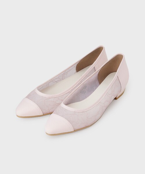 ESPERANZA(エスペランサ)の「ローヒールレースパンプス(パンプス・レディース・ピンク系7/ブラック系2・22.5cm/23.0cm/23.5cm/24.0cm/24.5cm/25.0cm)」の13枚目の写真