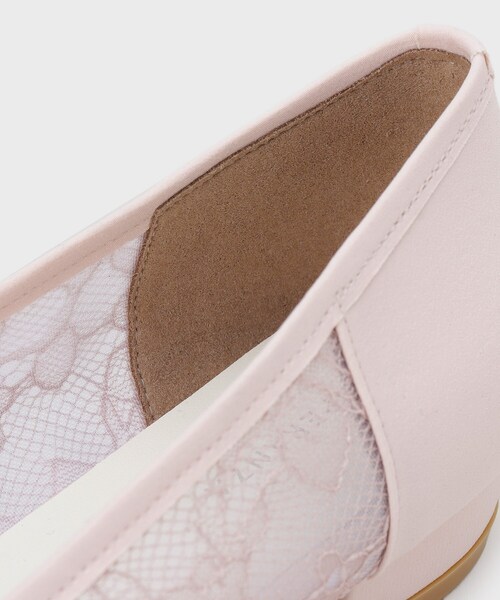 ESPERANZA(エスペランサ)の「ローヒールレースパンプス(パンプス・レディース・ピンク系7/ブラック系2・22.5cm/23.0cm/23.5cm/24.0cm/24.5cm/25.0cm)」の5枚目の写真