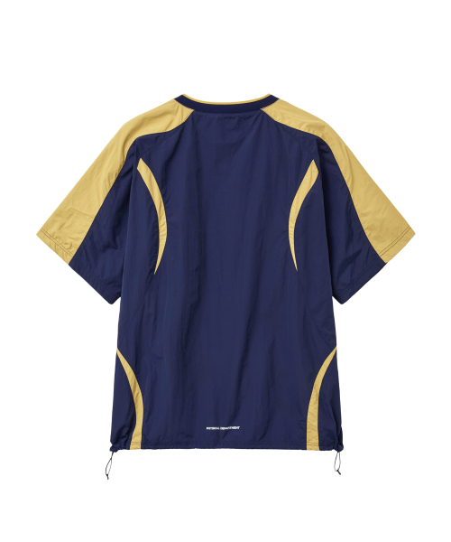 PHYPS MOTORCYCLE（フィップスモーターサイクル）の「Color Block Short Sleeve Navy（Tシャツ/カットソー・レディース・その他・X-LARGE/LARGE/MEDIUM/SMALL）」の2枚目の写真