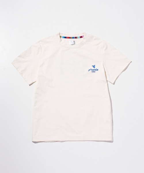 phenix outdoor(フェニックスアウトドア)の「phenix outdoor(フェニックスアウトドア) 【WOMENS】PHENIX BACK PRINT T-SHIRTS / フェニックス バックプリントTシャツ(Tシャツ/カットソー・レディース・オフホワイト/クリアブルー/ネイビー・S/M/L/XL)」の4枚目の写真