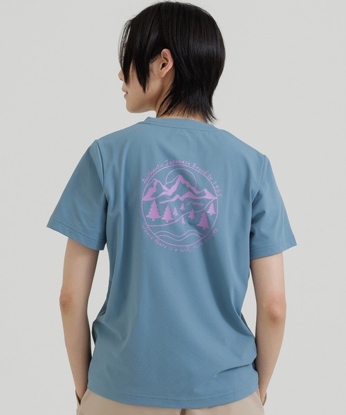 phenix outdoor(フェニックスアウトドア)の「phenix outdoor(フェニックスアウトドア) 【WOMENS】PHENIX BACK PRINT T-SHIRTS / フェニックス バックプリントTシャツ(Tシャツ/カットソー・レディース・オフホワイト/クリアブルー/ネイビー・S/M/L/XL)」の21枚目の写真
