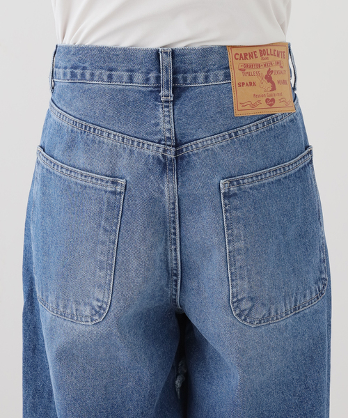 Carne Bollente(カルネボレンテ)の「【Carne Bollente/カルネボレンテ】 Love Pants Gone Wild(デニムパンツ・レディース・ネイビー・26cm)」の10枚目の写真