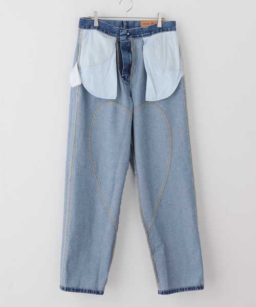 Carne Bollente(カルネボレンテ)の「【Carne Bollente/カルネボレンテ】 Love Pants Gone Wild(デニムパンツ・レディース・ネイビー・26cm)」の15枚目の写真