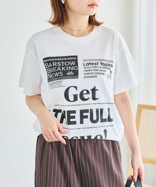 TRICOMER】ヴィンテージライク プリントロゴTシャツ｜GET THE FULL