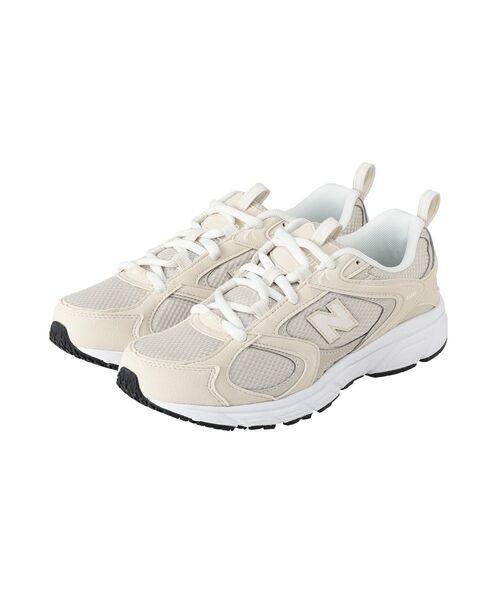 EU,US NEW BALANCE(イーユーユーエスニューバランス)の「●NEW BALANCE 408(スニーカー・レディース・ホワイト/ライトグレー・23.5cm/24.5cm)」の3枚目の写真