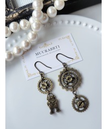 【MUURABBTI】歯車ロボットピアス(MA)