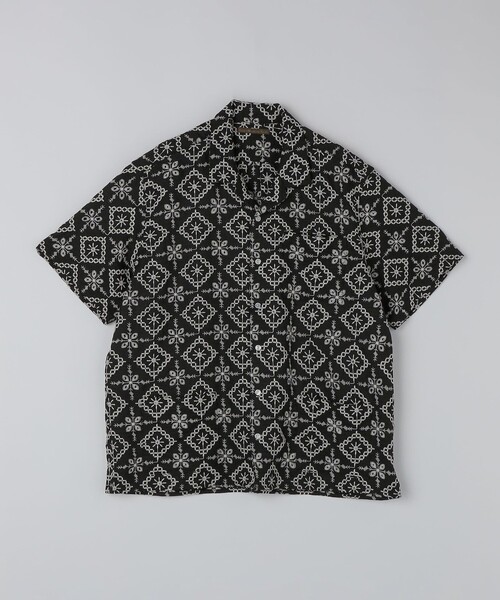 SHIPS(シップス)の「BENCH MARKING SHIRTS: エンブロイダリー オープンカラー シャツ(シャツ/ブラウス・メンズ・ベージュ/ネイビー/ライトグリーン・MEDIUM/LARGE/X-LARGE/SMALL)」の18枚目の写真