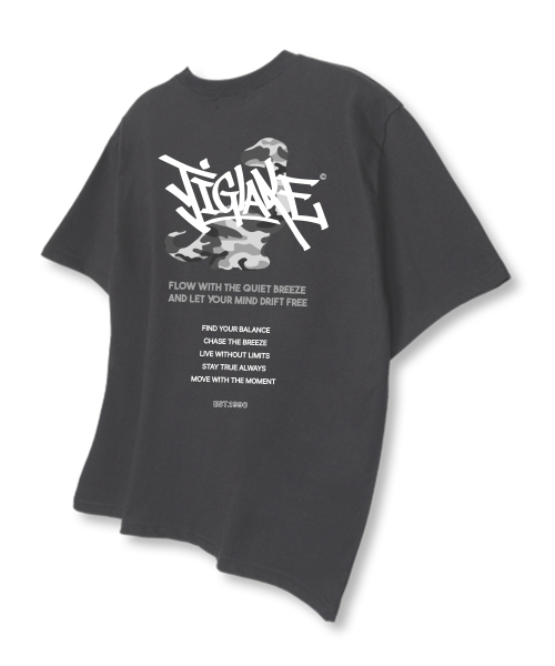 TI.GLAKE(ティーグレイク)の「ミリダイノ オーバーサイズ 半袖Tシャツ ダークグレー(Tシャツ/カットソー・メンズ・その他・LARGE/X-LARGE/XX-LARGE)」の3枚目の写真